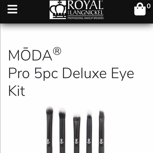 NWT UNOPENED MODA PRO 5pc deluxe eye kit - Picture 2 of 3